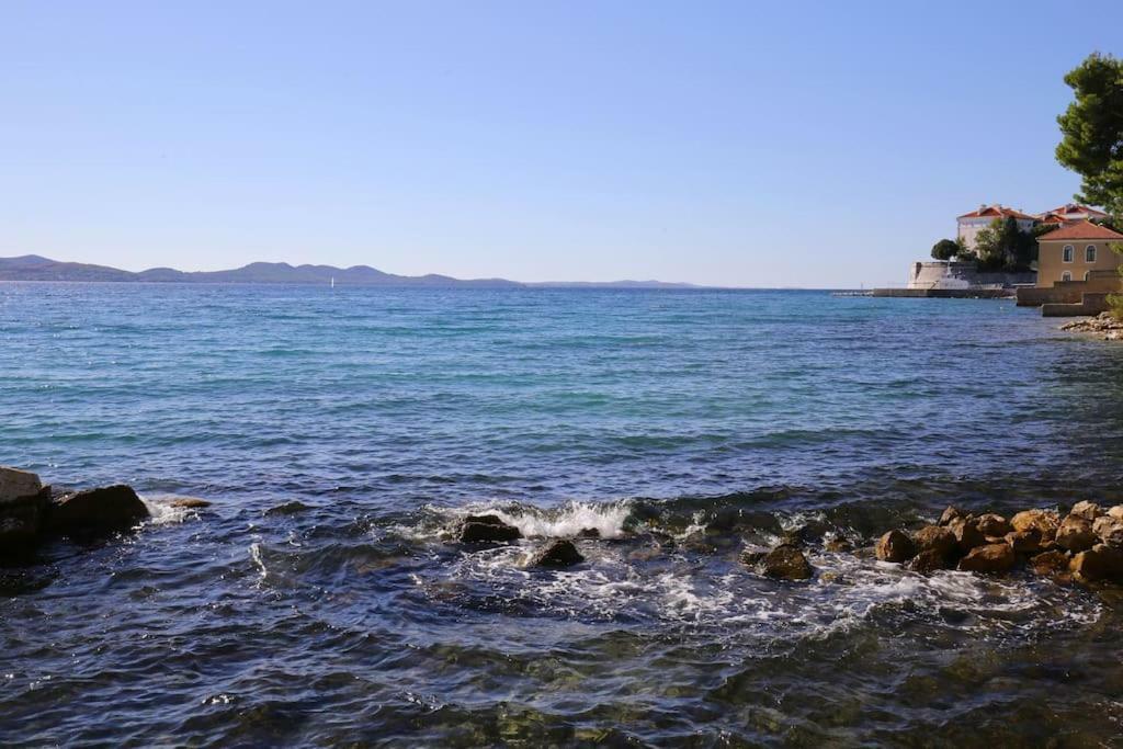 Seafront Beach Apartment - Directly At The Beach Zadar Dış mekan fotoğraf