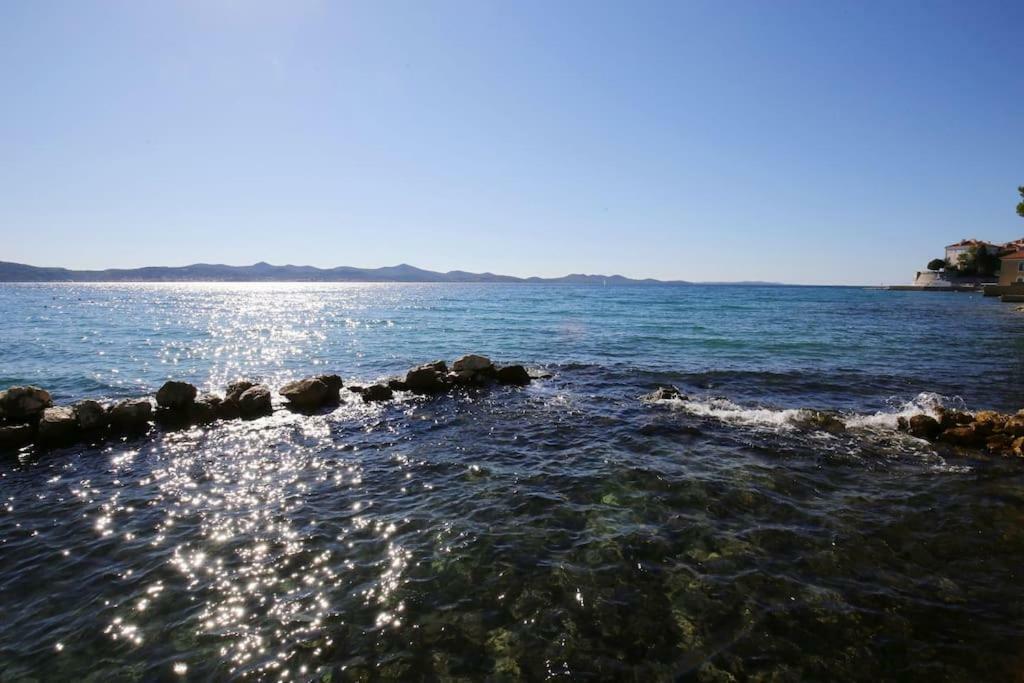 Seafront Beach Apartment - Directly At The Beach Zadar Dış mekan fotoğraf